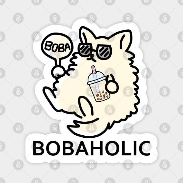 Bobaholic Cat Is The Boss! Sticker by SirBobalot